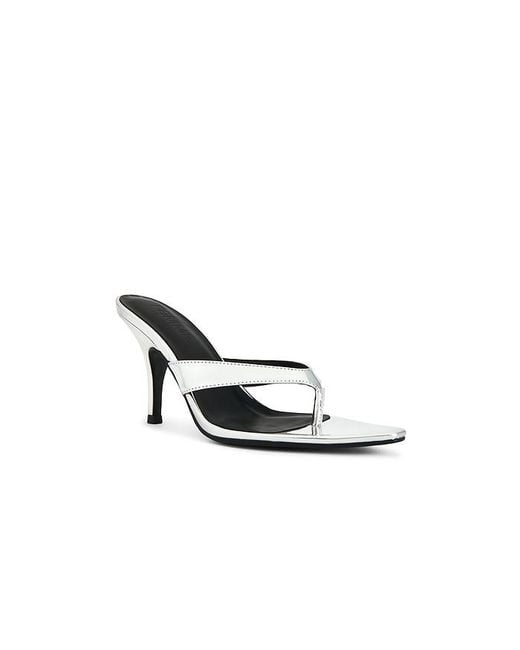 Femme LA White Tokyo Thong Sandal