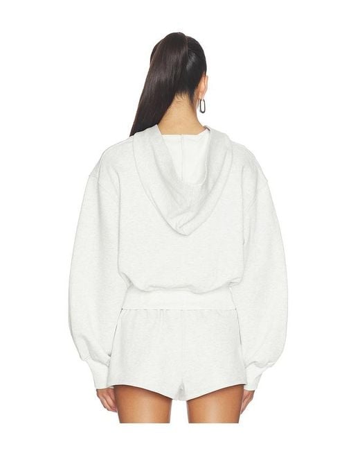 superdown White Blanka Zip Up Hoodie