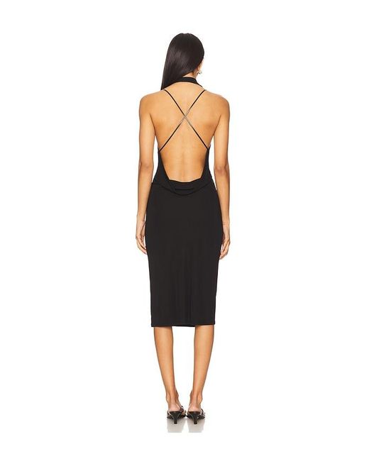 geel Black Sill Dress