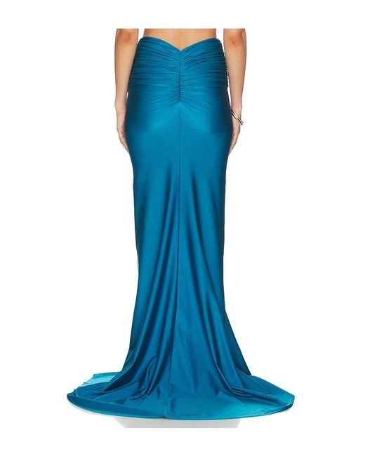 Shani Shemer Blue Marcella Maxi Skirt