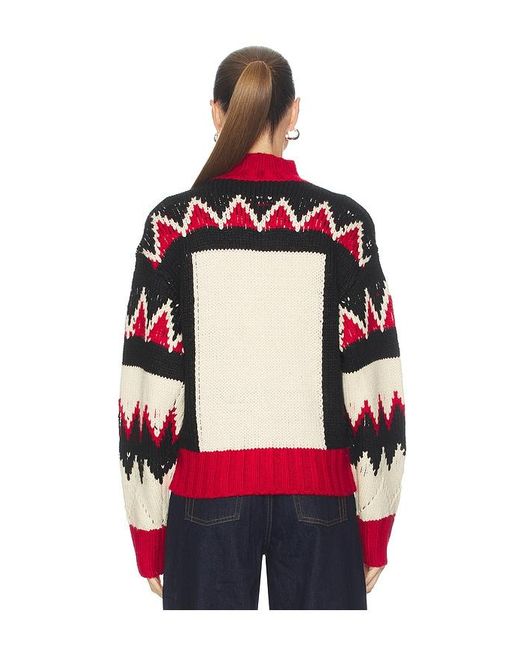 Steve Madden Red Averia Sweater Jacket