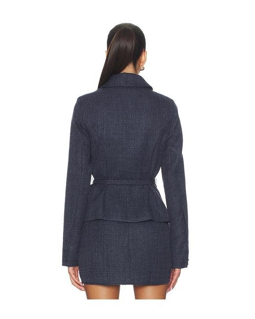 MORE TO COME Blue Fawm Blazer