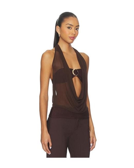 Tiger Mist Brown Makena Top