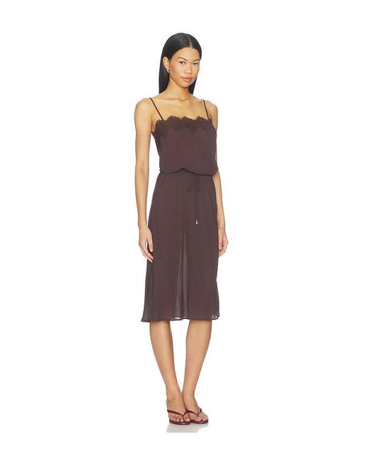AFRM Brown Tabitha Dress