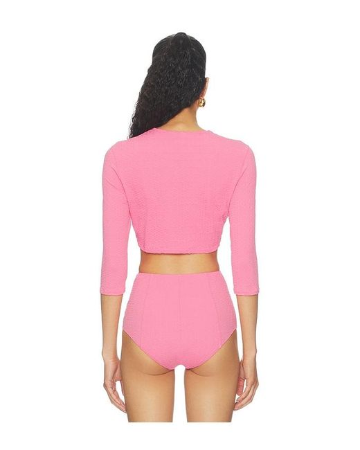 Lisa Marie Fernandez Pink Cardigan