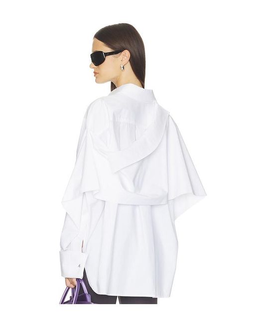 The Attico White Oversized Shirt