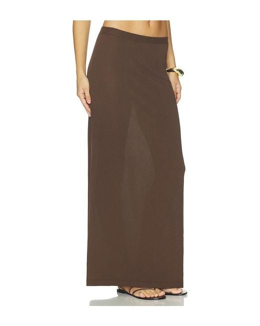 SRG Brown Emersyn Knit Skirt
