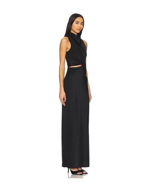 Baobab Black Maxikleid Mit Ausschnitten Mariah