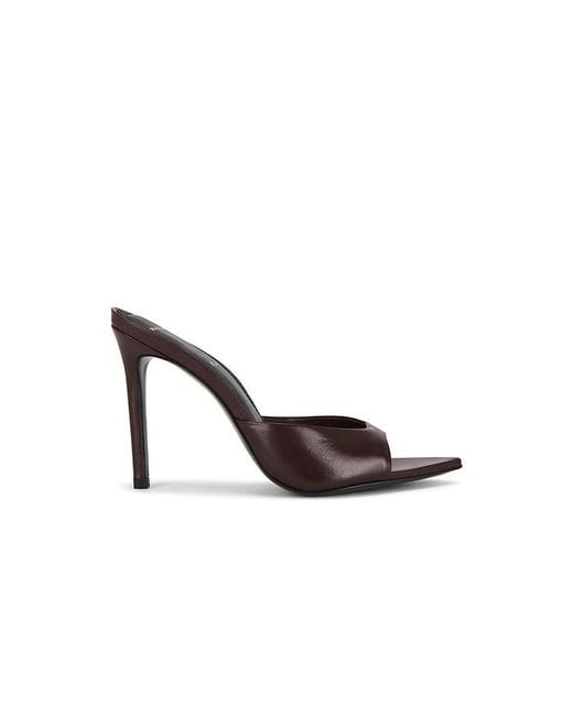 Black Suede Studio Red Brea Mule