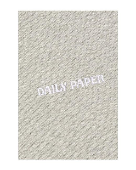Daily Paper White Oversized Dias Sweatshirt for men