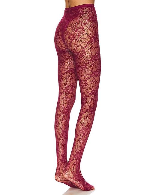 petit moments Red Lace Tights
