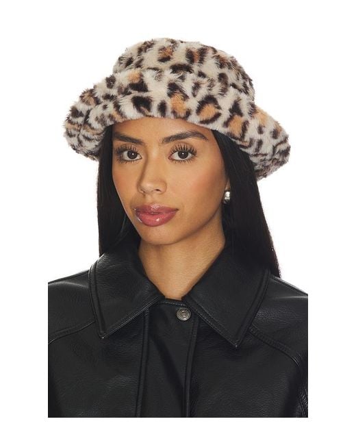 Lovers + Friends Black Jennie Bucket Hat