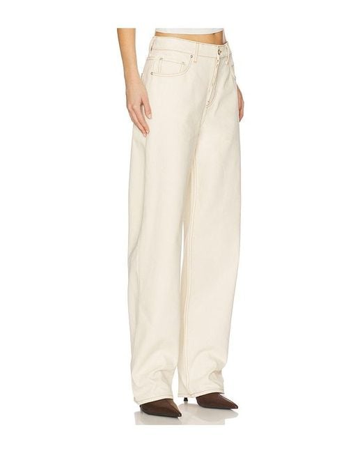GRLFRND White Bella Low Rise Boyfriend Jeans