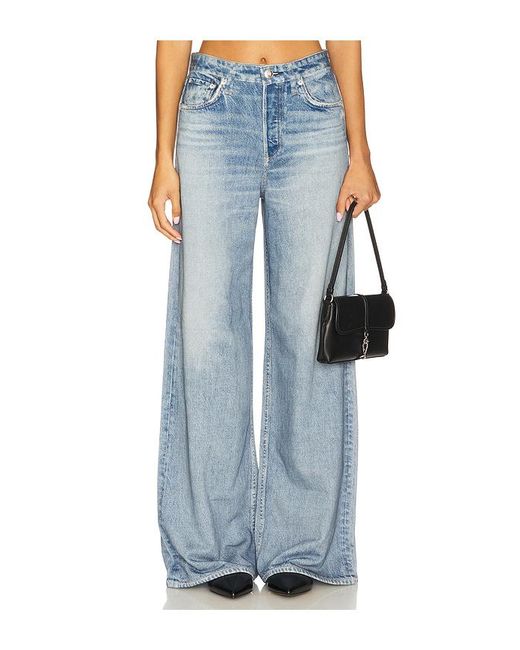 Rag & Bone Blue Weiter Schnitt Miramar Terry Sofie
