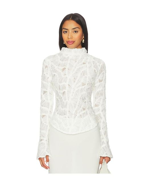 Cassie Blouse En Color Blanco Talla (También En S, Xs) OW Collection de color White