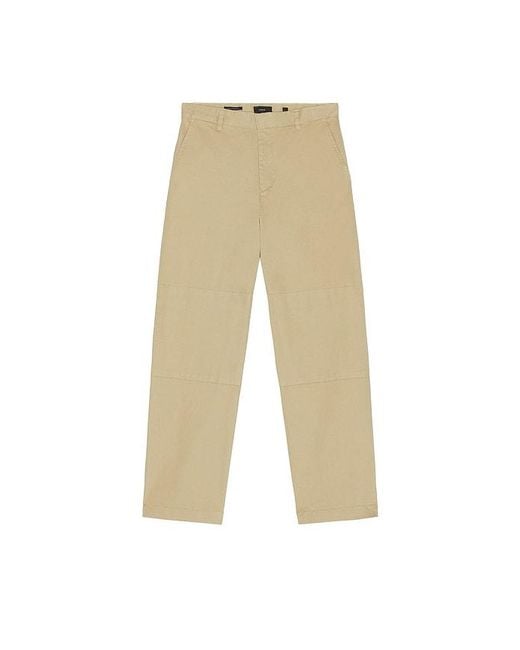 Vince Natural Peached Cotton Henry Pant for men