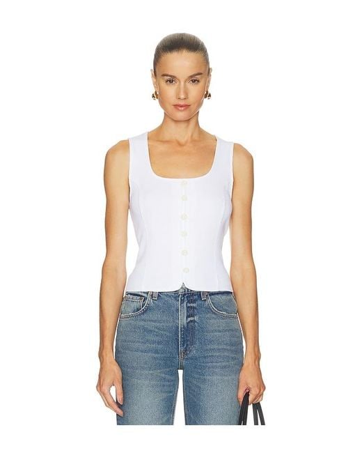Veronica Beard Blue Quenby Top