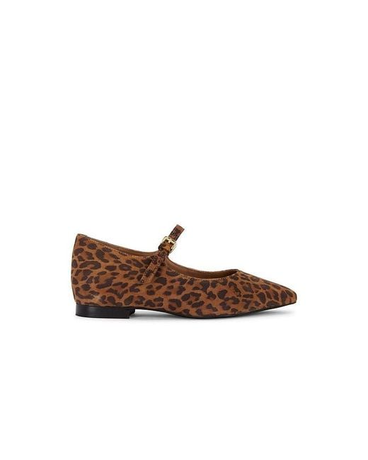 Seychelles Brown Suede Mary Jane Flats