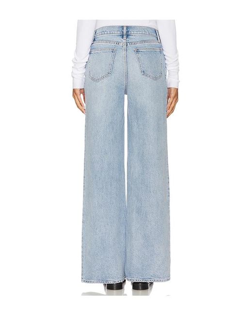 HATCH Blue The Maternity Wide Leg Jeans