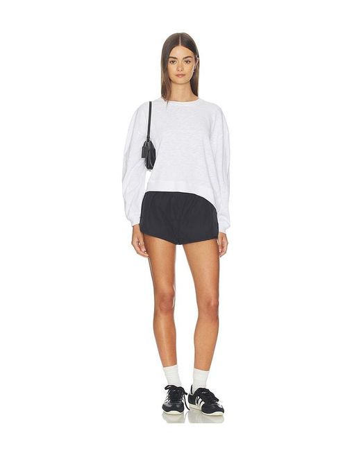 American Vintage White Cropped Sweater