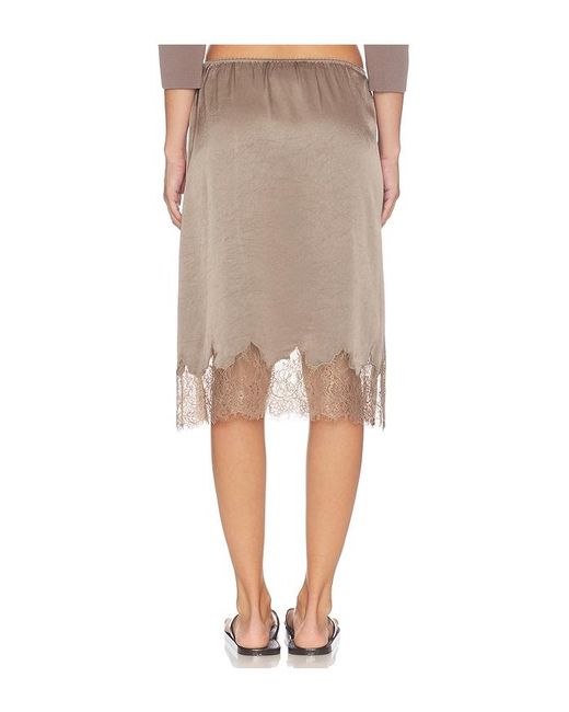 Citizens of Humanity Natural Lace Trimmed Skirt