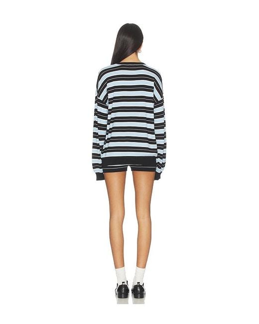 superdown Blue Kylah Knit Short Set