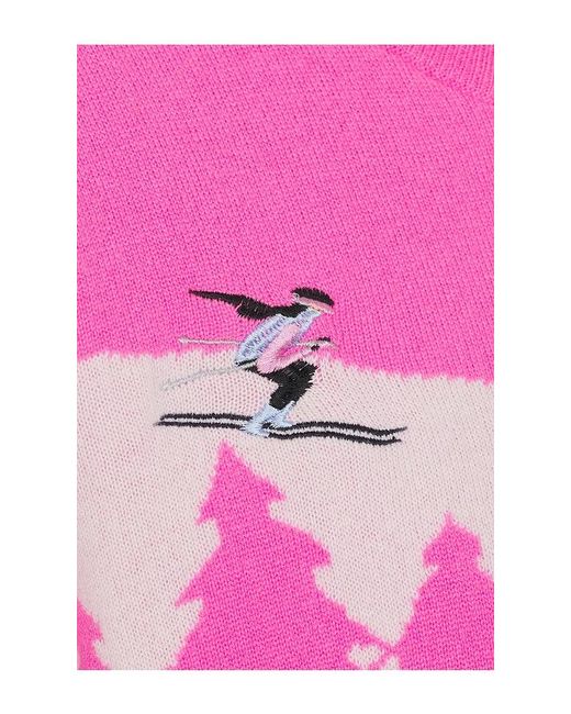 Autumn Cashmere Pink Snowscape Sweater