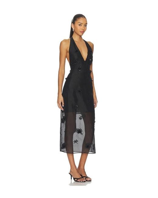 L'academie Black 'Academie Minah Midi Dress