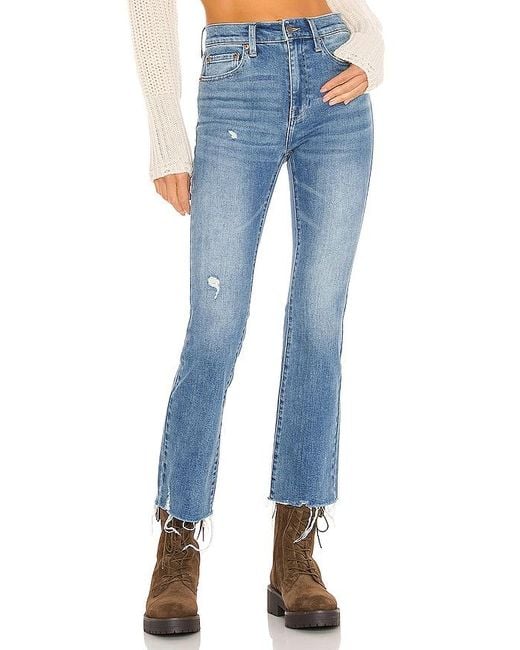 Pistola Blue Lennon High Rise Cropped Boot Jeans