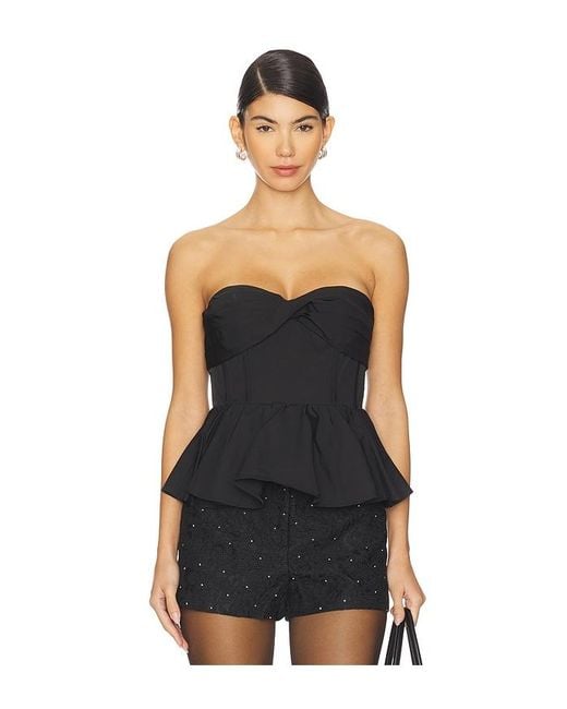 Astr Black Melia Top