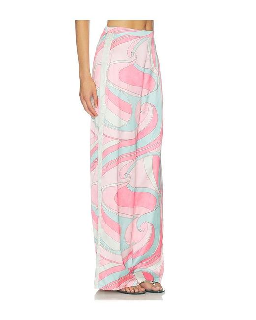 Runaway the Label White Milani Relaxed Satin Pant