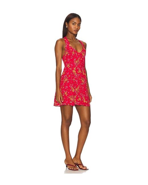 Lovers + Friends Romy ドレス Red