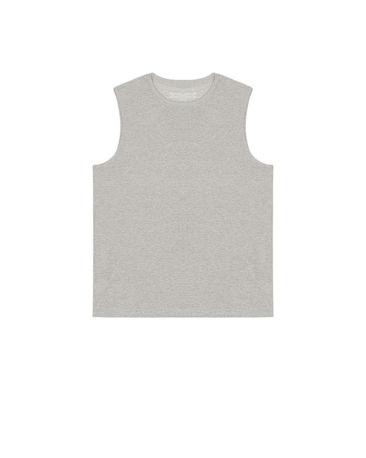 Beyond Yoga Gray Featherweight Free Flo Muscle Tank for men