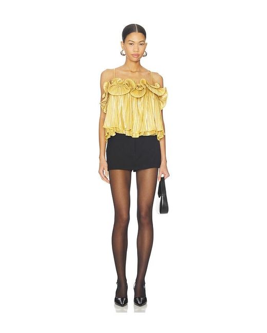Lovers + Friends Yellow Aleena Top