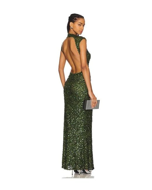 Camila Coelho Green Emma Maxi Dress