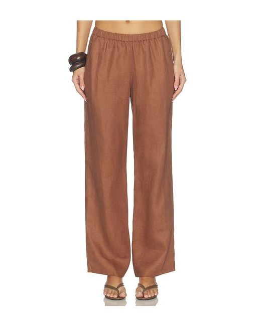 Faithfull The Brand Brown Capriolla Pant