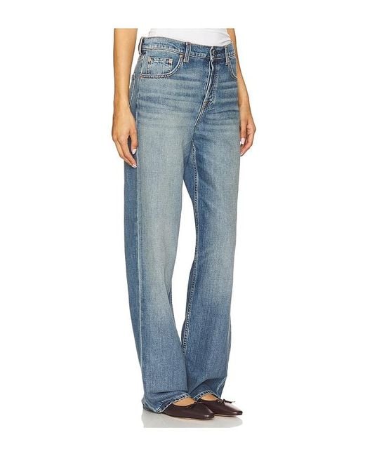 GRLFRND Blue Bella Low Rise Boyfriend Jeans