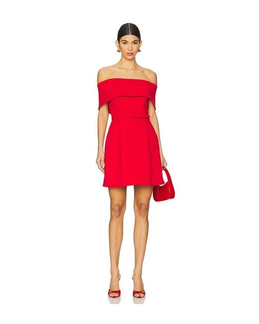 Nadine Merabi Red Harper Mini Dress