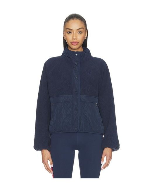 P.E Nation Blue Technique Quilt Jacket