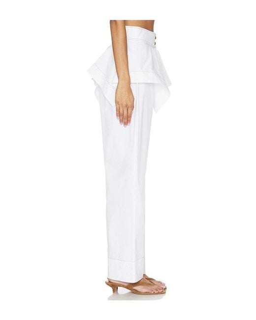 Amir Taghi White Marti Pant