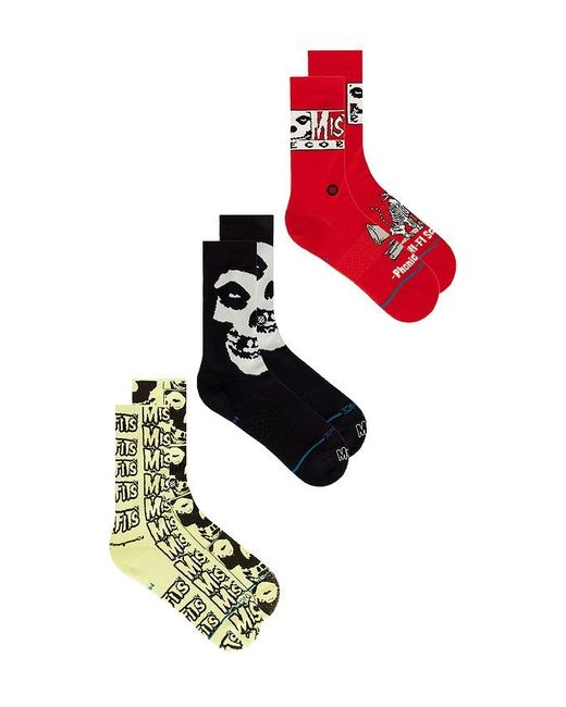 Stance Box-Set Misfits in Red für Herren