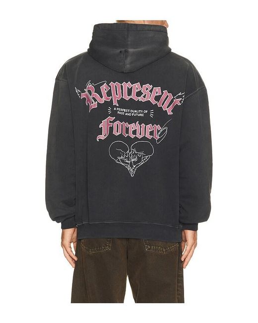 Represent Black Duality Hoodie for men