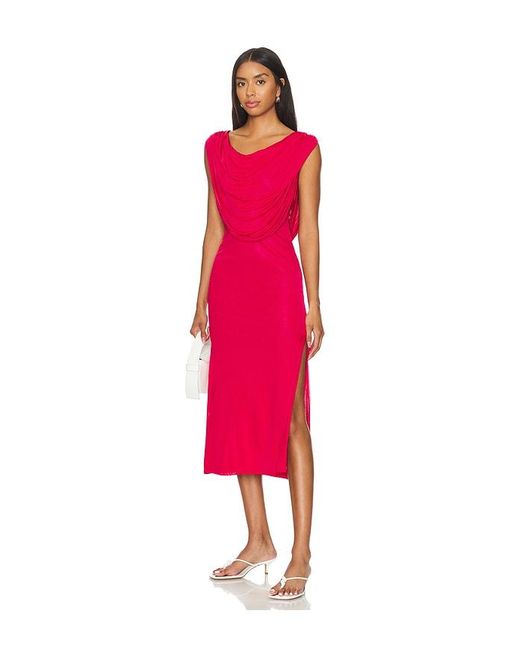 Belle Anna Red Maya Dress