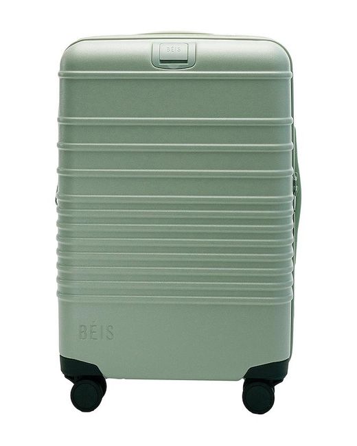 BEIS Green The Carry-on Roller Bag