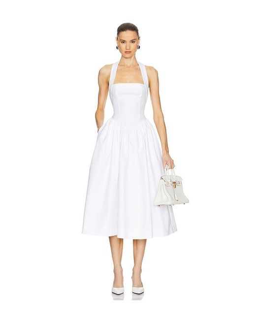 Helsa White Kleid Faille