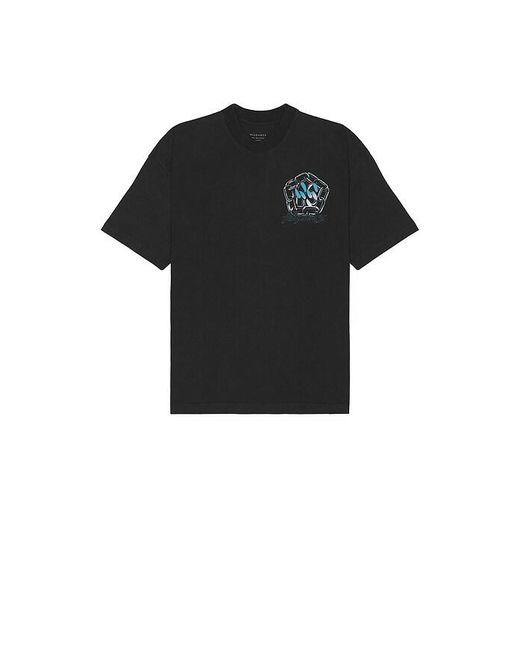 AllSaints Black Affix Tee for men