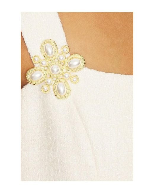 Nadine Merabi White Grace Dress