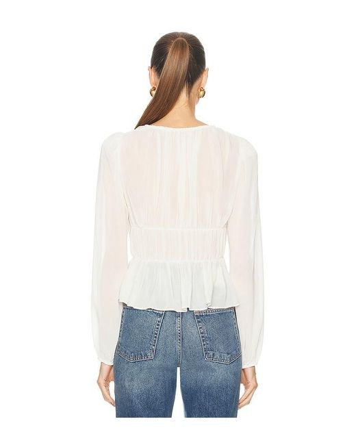Camila Coelho White Lysette Top
