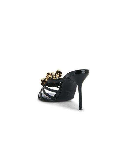 SCHUTZ SHOES Black Flora Mule