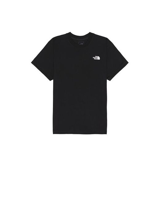 The North Face Black Men's Short Sleeve Evolution Box Fit T-shirt for men